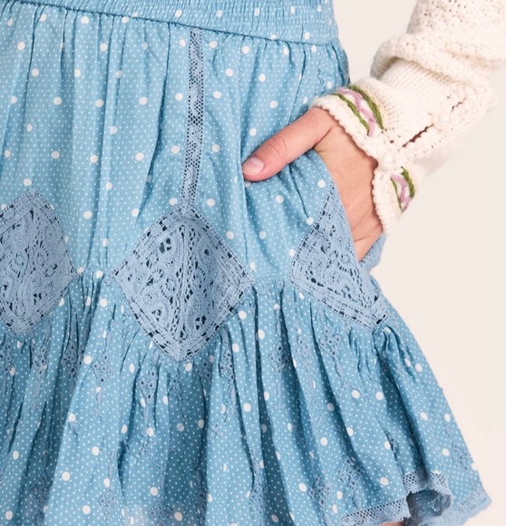 LoveShackFancy Adia Ruffle Mini Skirt - Picture 3 of 8